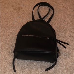 Black Forever 21 Mini Leather Backpack